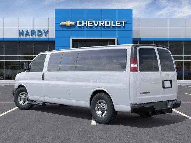 2026 Chevrolet Express Passenger — rear three-quarter view