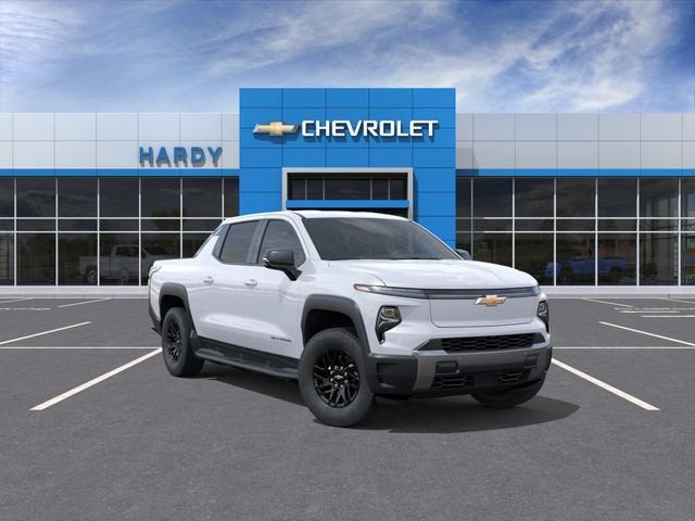 2026 Chevrolet Silverado EV LT - Extended Range in Summit White — front three-quarter view
