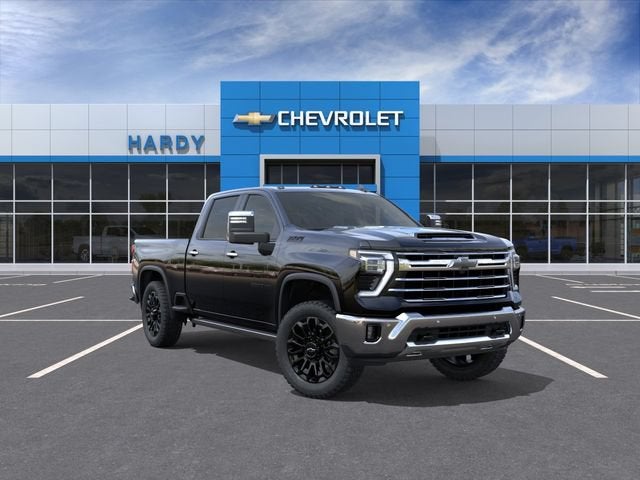 2026 Chevrolet Silverado 2500 HD LTZ in Black — front three-quarter view
