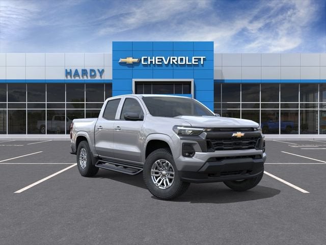2026 Chevrolet Colorado LT in Sterling Gray Metallic — front three-quarter view