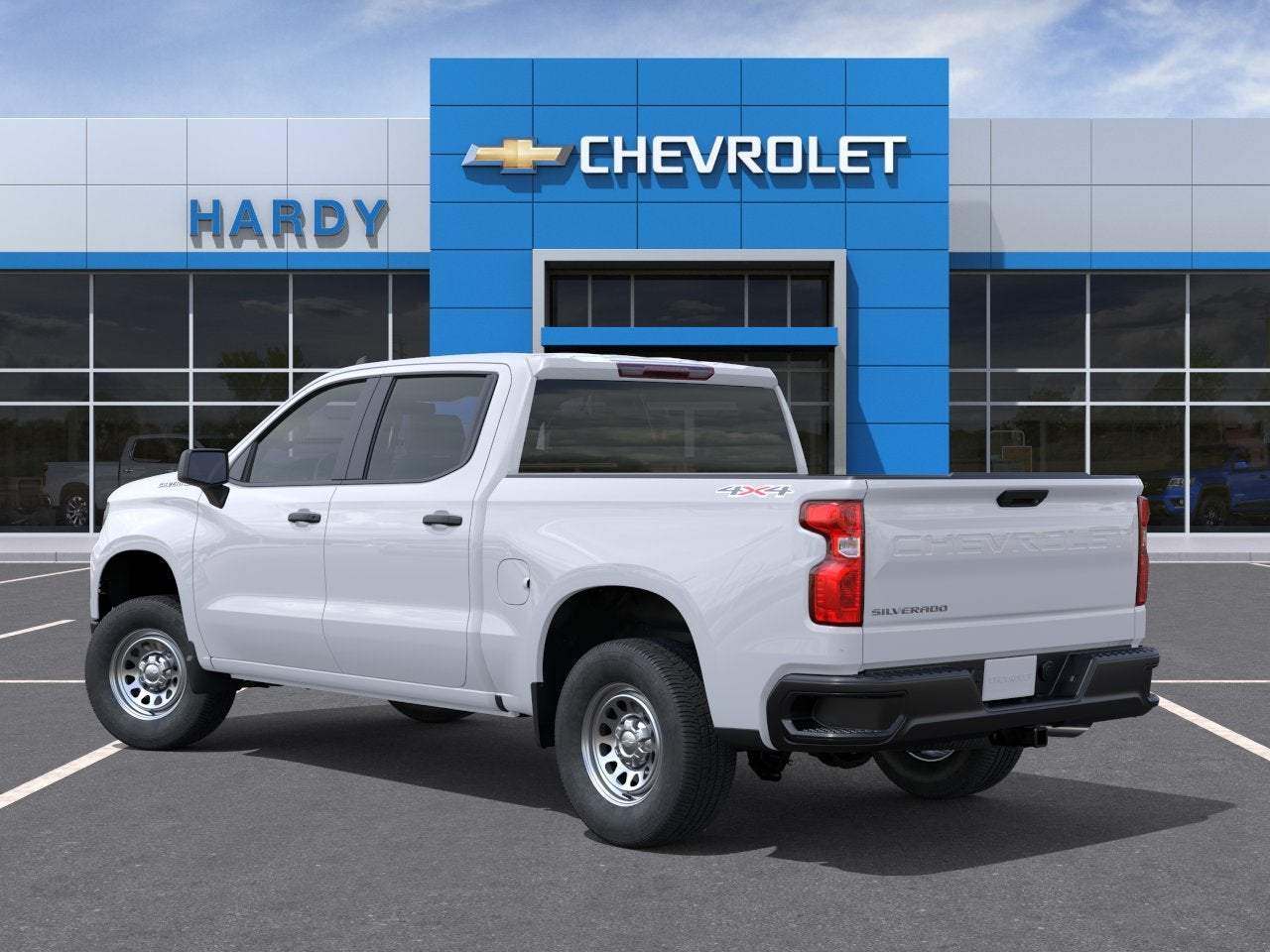2026 Chevrolet Silverado 1500 — rear three-quarter view