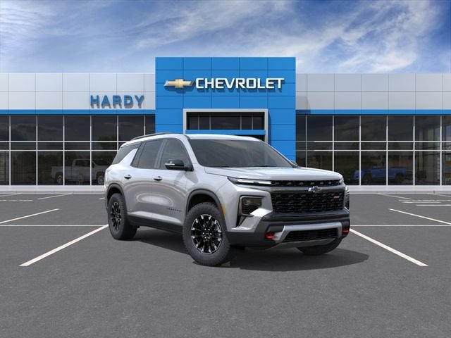 2026 Chevrolet Traverse Z71 in Sterling Gray Metallic — front three-quarter view