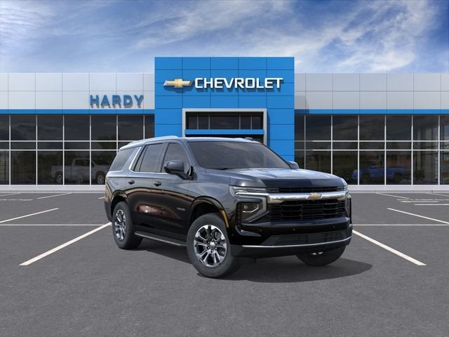 2026 Chevrolet Tahoe LS in Black — front three-quarter view