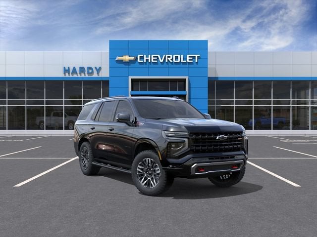 2026 Chevrolet Tahoe Z71 in Black — front three-quarter view