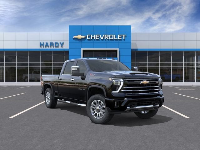 2026 Chevrolet Silverado 2500 HD LT in Black — front three-quarter view