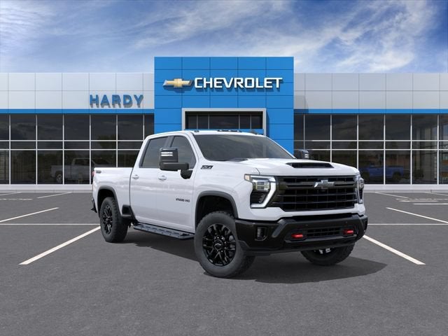 2026 Chevrolet Silverado 2500 HD LT in Summit White — front three-quarter view