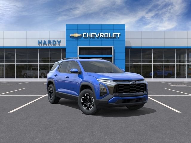 2027 Chevrolet Equinox FWD ACTIV in Reef Blue Metallic — front three-quarter view