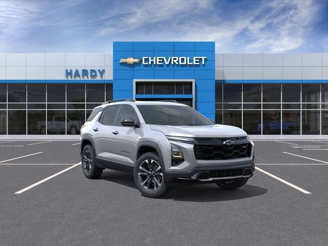 2027 Chevrolet Equinox RS in Sterling Gray Metallic — front three-quarter view