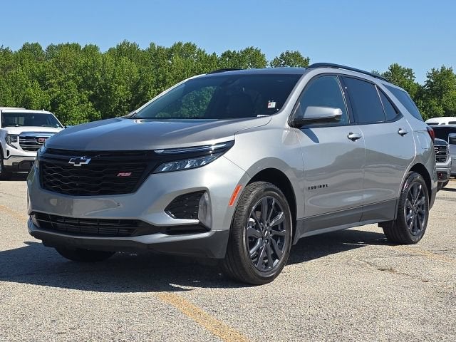 2024 Chevrolet Equinox RS in Sterling Gray Metallic — front three-quarter view