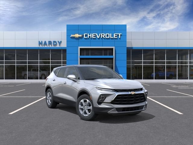 2026 Chevrolet Blazer 2LT in Sterling Gray Metallic — front three-quarter view