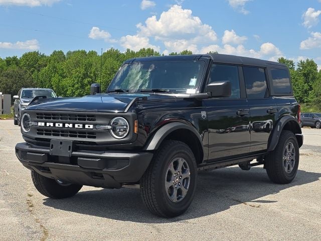 2025 Ford Bronco Big Bend in Shadow Black — front three-quarter view