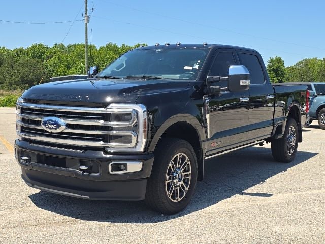 2024 Ford F-250SD Limited in Black Metallic — front three-quarter view