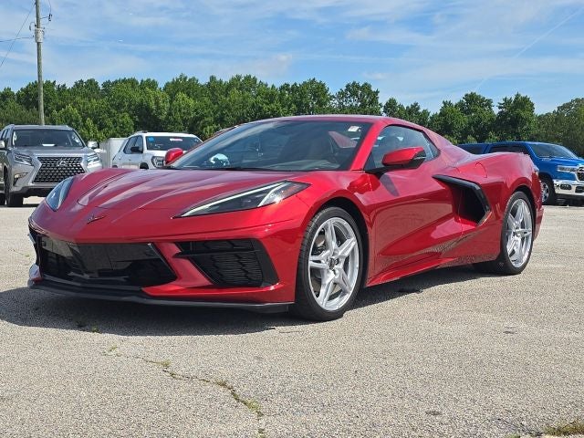 2022 Chevrolet Corvette Stingray 2LT in Red Mist Metallic Tintcoat — front three-quarter view