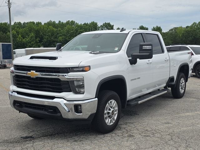 2024 Chevrolet Silverado 2500HD LT in Summit White — front three-quarter view