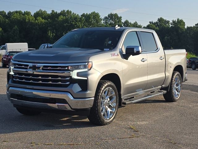 2026 Chevrolet Silverado 1500 LTZ in Sterling Gray Metallic — front three-quarter view