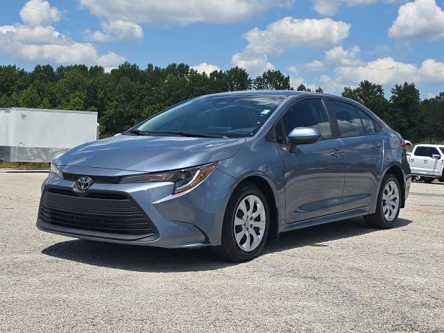 2026 Toyota Corolla LE in Celestite — front three-quarter view
