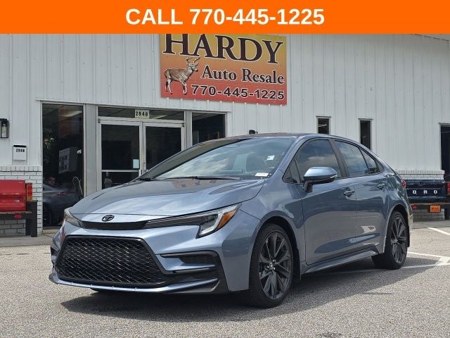 2024 Toyota Corolla SE in Celestite — front three-quarter view