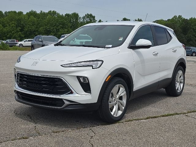 2024 Buick Encore GX Preferred in Summit White — front three-quarter view