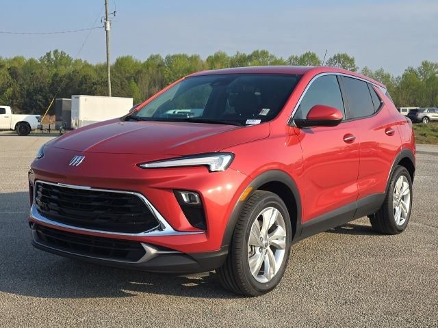 2024 Buick Encore GX Preferred in Sunrise Red Metallic — front three-quarter view